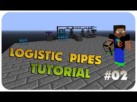 Logistic Pipes Tutorial #2 Autocrafting Basics German