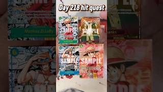 Day 218 hit quest #OnePieceTCG #PackOpening #ChaseCard #RedemptionJourney #ProfitOrLoss
