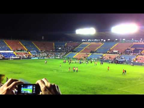 Levante 1 - Real Zaragoza 2, celebración post partido