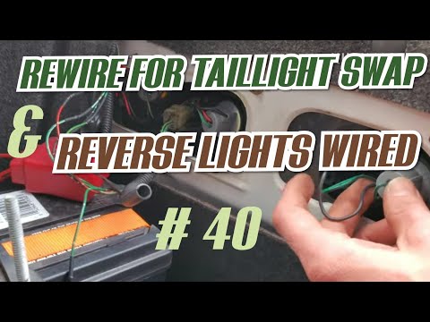 Taillight Swap/Rewire, Reverse Lights Wired. EF Civic Sedan Restore #40