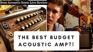 Video thumbnail for Boss Acoustic Singer Live Review - April 2021 (BEST 60W Amp on the Market) by Marko Gajic