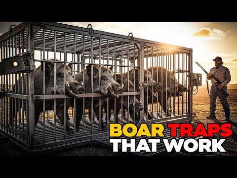 How Texas Farmers Outsmart Wild Boars – Insane Trapping Tactics!