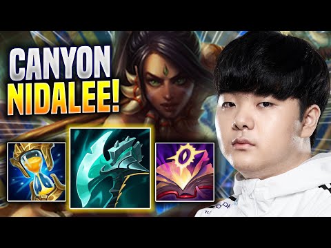 CANYON IS SO CRAZY WITH NIDALEE! - DK Canyon Plays Nidalee JUNGLE vs Sylas! | Preseason 2023
