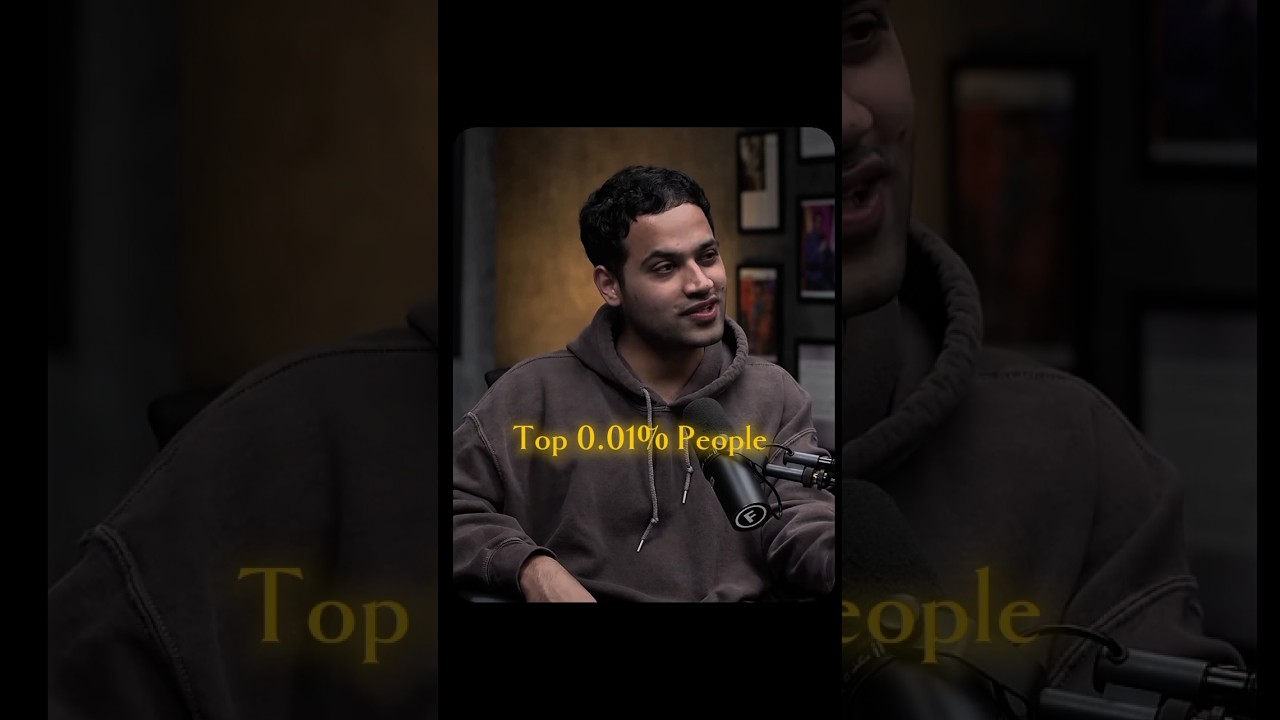 Top 0.01% Achievers mindset 🧠💯 podcast clip | #motivation #moneyminds  #shorts