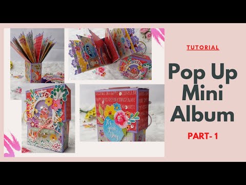 Tutorial- Pop Up Mini Album Making | Pull Up Album Making with artist Sabaa | Part- 1