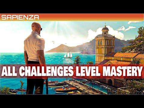 HITMAN 3 Sapienza All Challenges Mastery Level 20 Easy Walkthrough - World Of Tomorrow