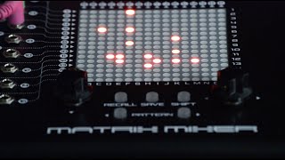 Video thumbnail for Erica Synths Matrix Mixer-Desktop routing matrix mixer from the Syntrx by Dziam Bass