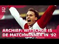 ARCHIEF: WITSCHGE beslist FEYENOORD'S kwartfinale in 1992 tegen Ajax