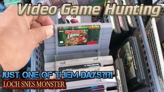 Video game hunting- Fleamarket, thrift and town wide yard sale??