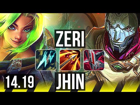 ZERI & Zyra vs JHIN & Senna (ADC) | 49k DMG | EUW Master | 14.19