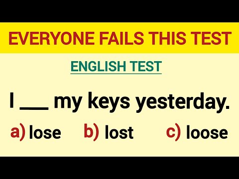 English Grammar Test ✨ Learn With Aiza ✨  Everyone Fails This Test