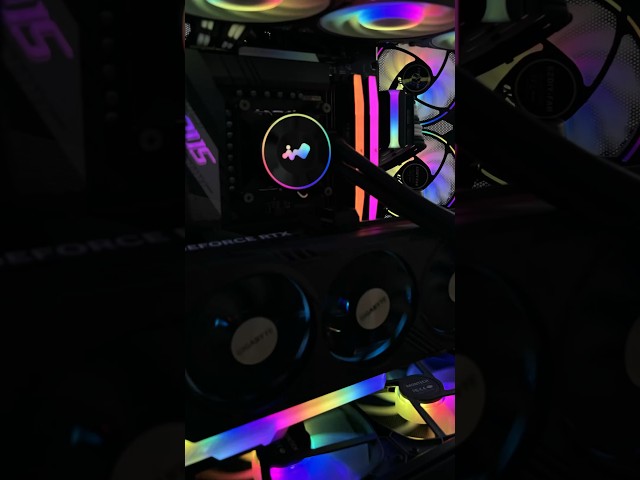 Vídeo relacionado con EZDIY-FAB Soporte vertical para GPU con cable vertical 4.0 de alta velocidad, módulo ARGB, 115 mm/4.52 pulgadas, extensión flexible, enchufe de 90 grados, compatible solo con apertura completa