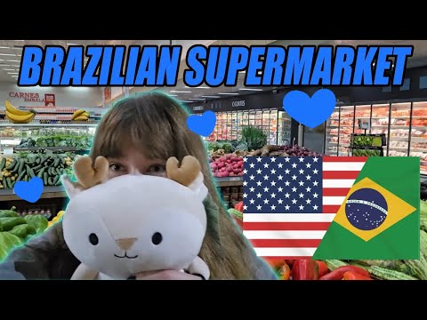 LET'S GO To A Brazilian Supermarket!! Gringa no Supermercado SO CUTE FOFOOOO 🌗