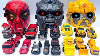 Different Optimus Prime Transformer robot truck toy: BUMBLEBEE Dark of the Moon Transforming Robots!