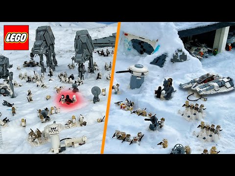 I Built LEGO Hoth in My Backyard