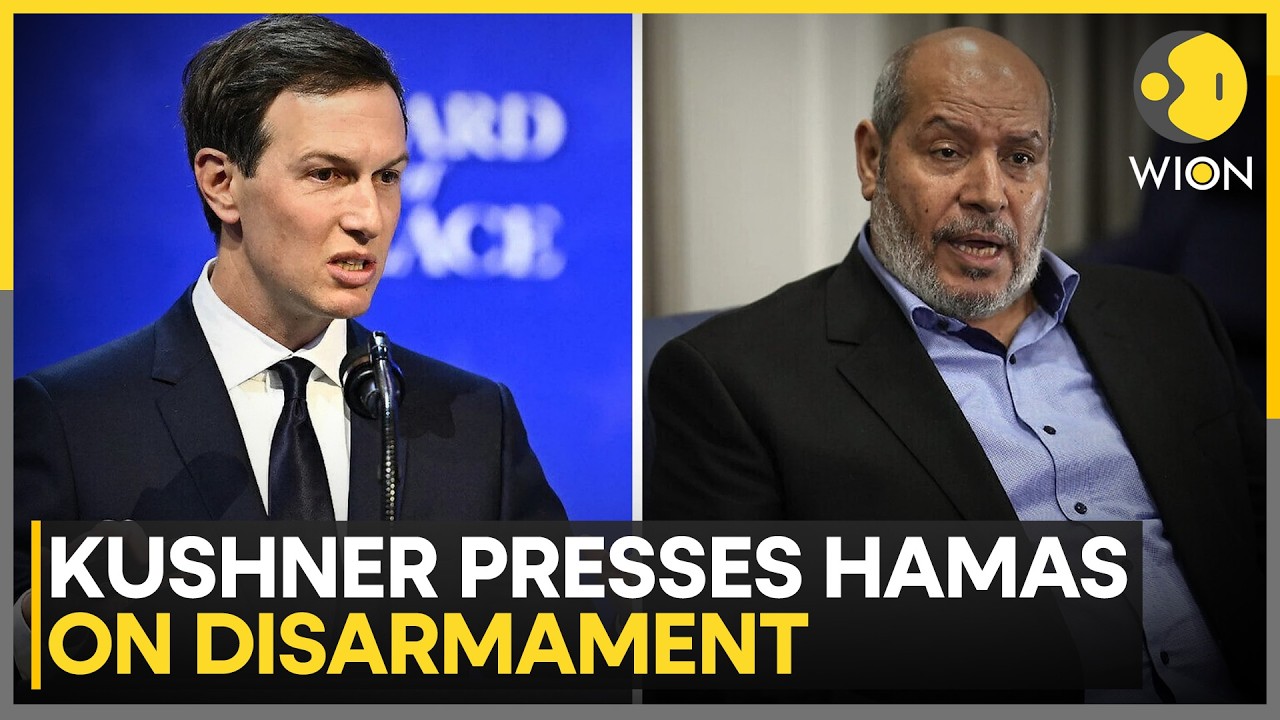 Kushner Meets Hamas Chief in Egypt, Presses for Real Steps on Disarmament | WION