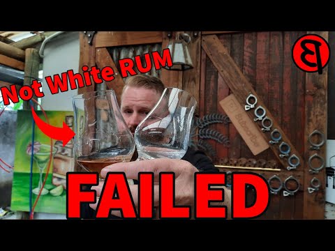 How not to make White RUM, Failed at making white RUM