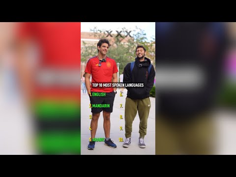 Name the Top 10 Most Spoken Languages