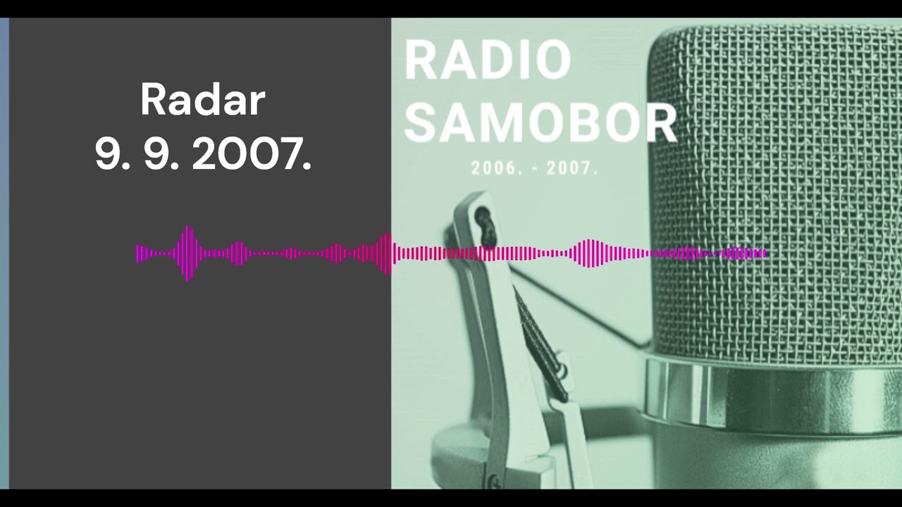 Radar - 9. 9. 2007.