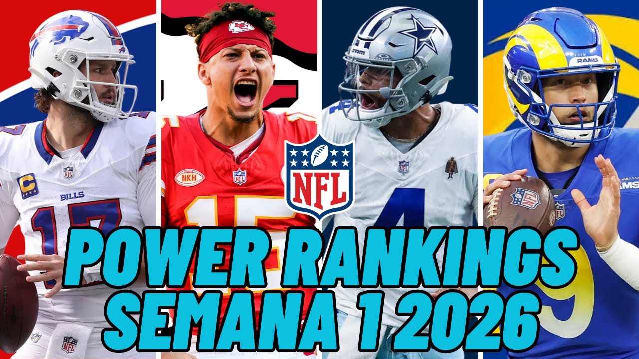 Power Rankings NFL: Semana 1, Temporada 2026
