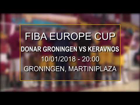 FIBA EUROPE CUP - DONAR GRONINGEN vs ΚΕΡΑΥΝΟΣ| PROMO