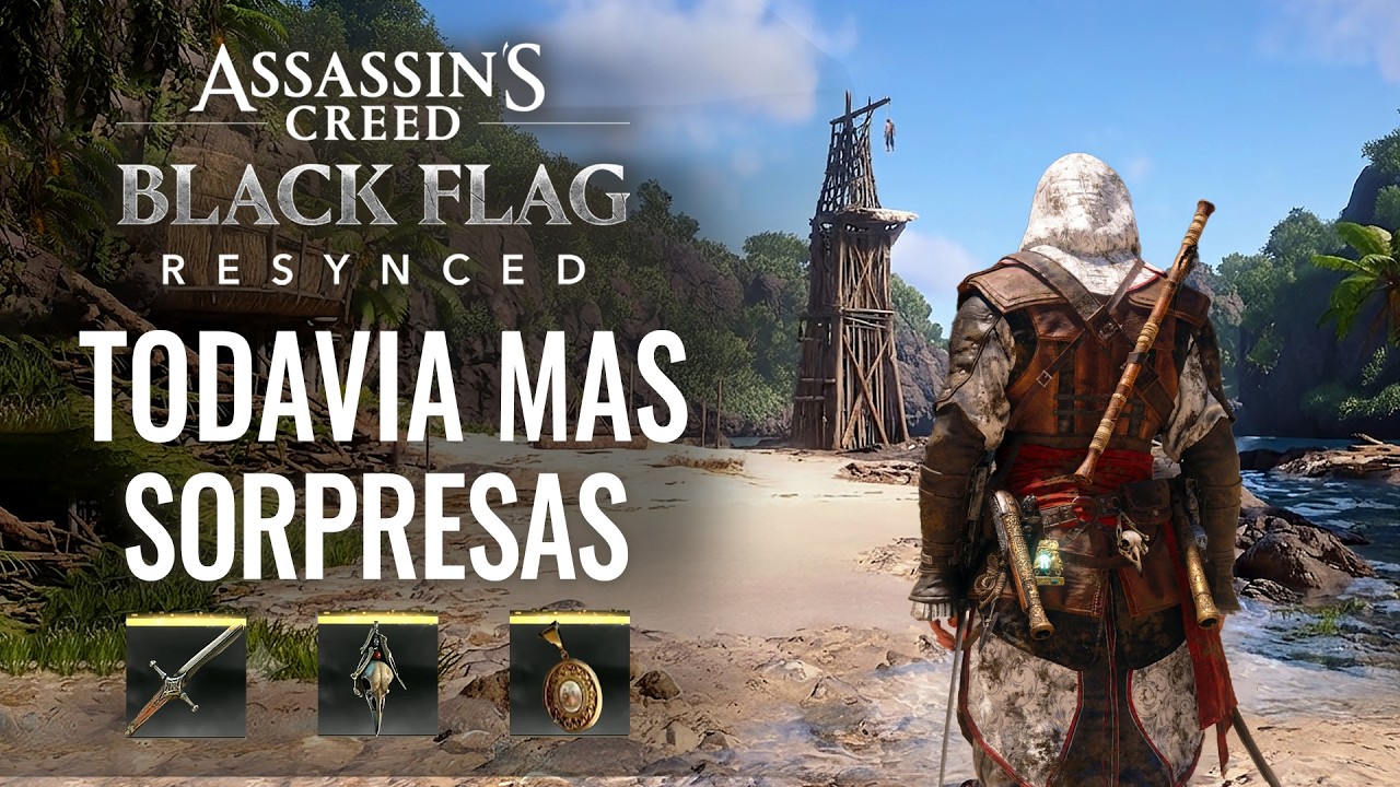 ASSASSIN'S CREED BLACK FLAG REYNCED: ESCONDE ESTAS MECÁNICAS OCULTAS Y MISTERIOS