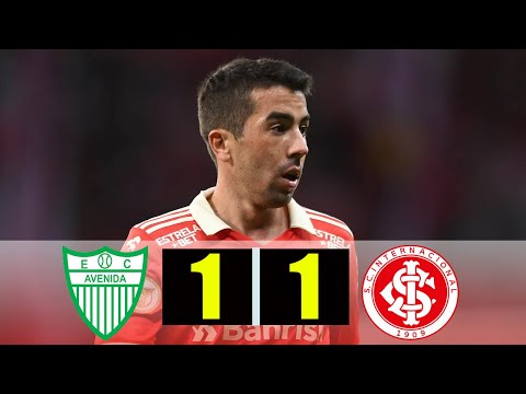 Avenida 1 x 1 Internacional | Gols e Melhores Momentos | Campeonato Gaúcho 2023