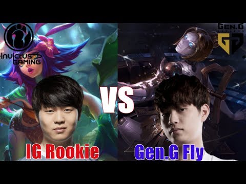 【英雄聯盟】IG Rookie + GRF Chovy vs Gen G Fly+ Peanut Challenger korea patch 8 24