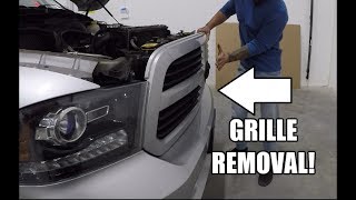 HOW TO - Remove the Grille on your RAM 1500 2500 3500 - DIY