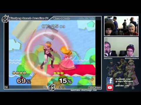 S.A.N.T.A. afrokano (Peach) vs. kt (Sheik) - Melee Pools