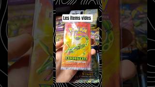Les ITEMS pokémon VIDES ! #pokemon #souscoté #pourtoi #pokemontcg #blocex #colelction