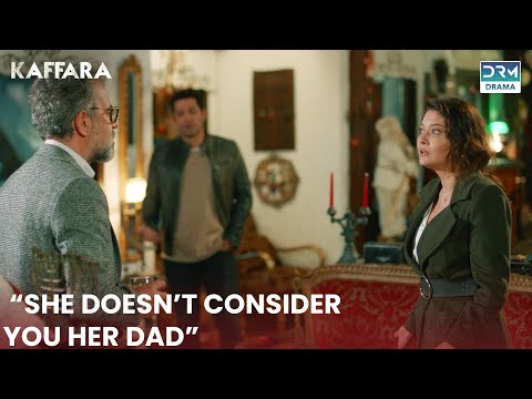 She Doesn’t Accept Him as Her Dad 💔 | Sad Scene | #Kaffara #turkishdramaseries | UB21
