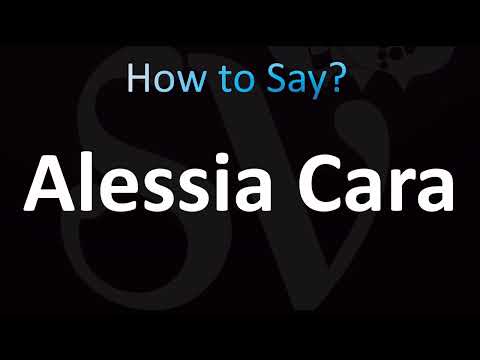 How to Pronounce Alessia Cara (CORRECTLY!)