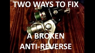 How To: Fix a Broken Anti-Reverse on a Spinning Reel