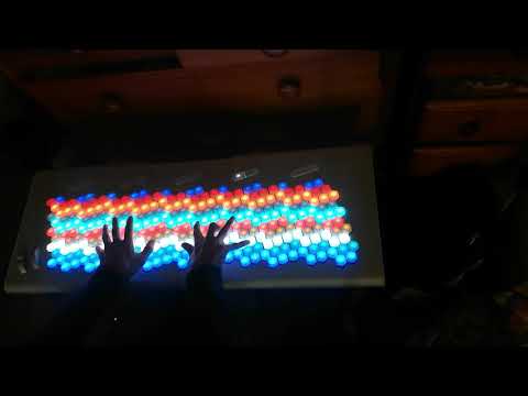 58EDO, Mystery temperament and 2 rings of Pythagorean on the Lumatone