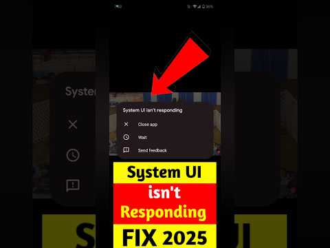 System ui is not Responding Android problem Fix 2025 #techinfo #ytshorts #youtubeshorts #shorts