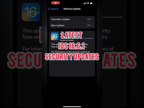 iOS16.6.1 security updates#ios #iosupdates #shorts #ytshorts #apple