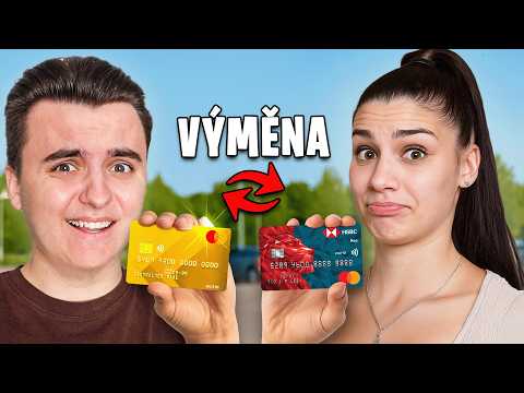 Vyměnil jsem si na 24 Hodin Kreditní Kartu s Přítelkyní! (jsem chudej)