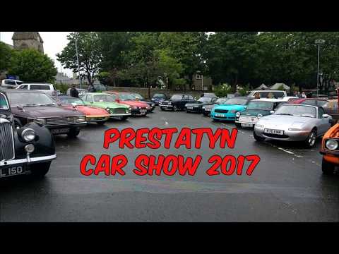 Prestatyn Car show 2017 - 29.5.2017 - cars arriving at show Jaguar MG Triumph Ford Mini Austin Alfa