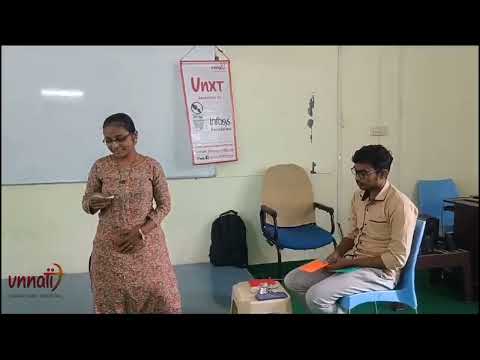 In akvk conducted skill development class for students by #unnati # // unnati foundation