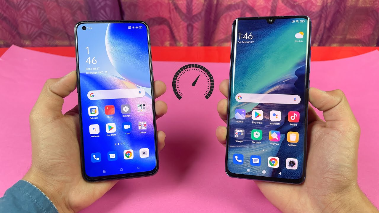 Oppo Reno 5 (8GB) vs Xiaomi MI Note 10 Lite (8GB) -  Speed Test & Comparison!