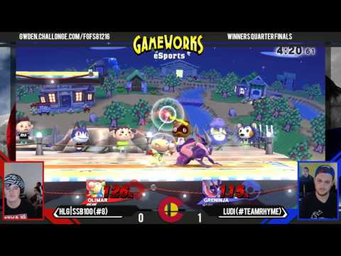HLG|SSB100 (Olimar) Vs. Ludi (Greninja) - WQF