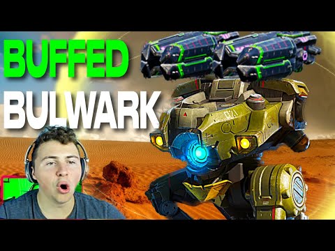 BUFFED Bulwark With A Stronger Aegis Shield - Unreal Killstreak on Moon | War Robots