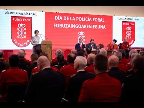 Chivite valora la Policía Foral como institución de referencia en Navarra y símbolo de su autogobierno