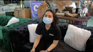 Manchester 3+2+1 Velvet Sofa at ifurniture.co.nz with Bella