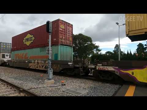 Massive Extremely long Double Stacked Pacific National Freight