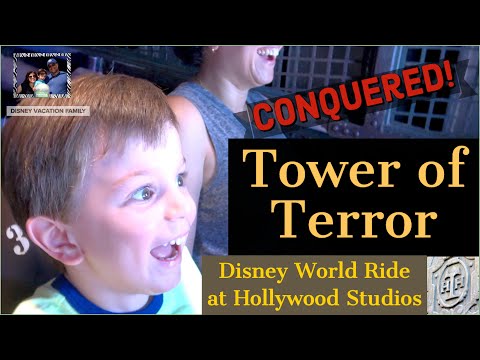 Hollywood Studios TOWER OF TERROR Conquered in 4K | Disney World
