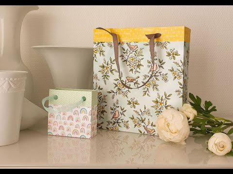 Gift bags, option 1, quick to make, various sizes possible, Stampin' Up!