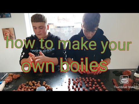 how to make home made BOILIES and POP UPS