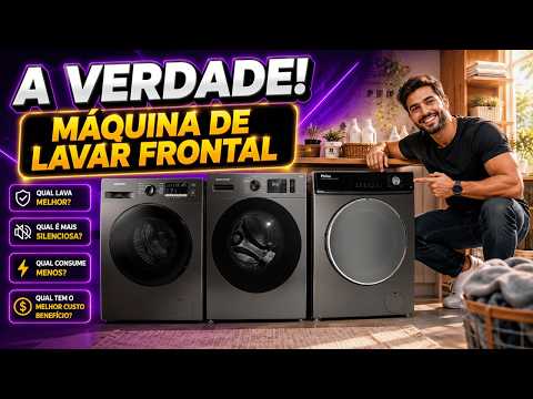A LAVADORA FRONTAL VALE A PENA? QUAL A MELHOR EM 2026? ANALISEI 3 MODELOS✅